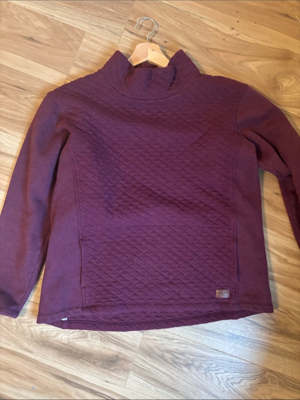 L.L. BEAN Quilted Pullover Sweatshirt Womens XL